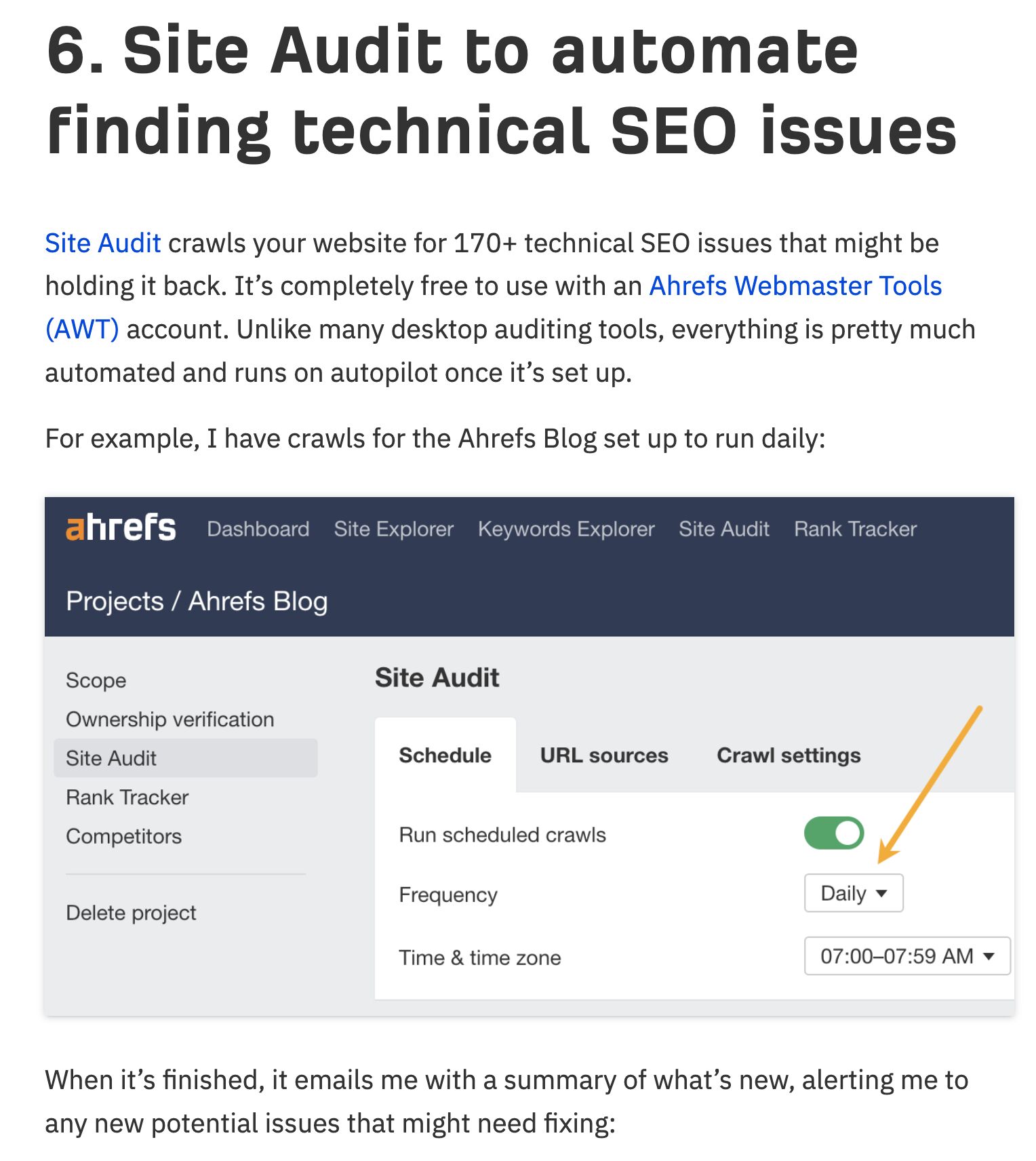 Beş otomatik SEO iş akışının özet görseli