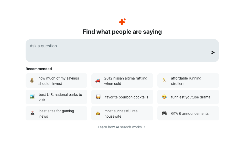 Reddit gönderilerini Google SERP'te bulmak