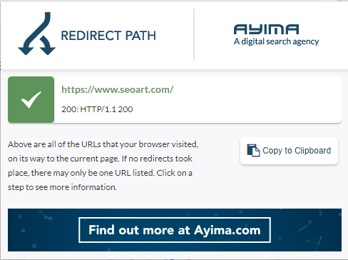 Redirect Path Chrome uzantısı ekran görüntüsü