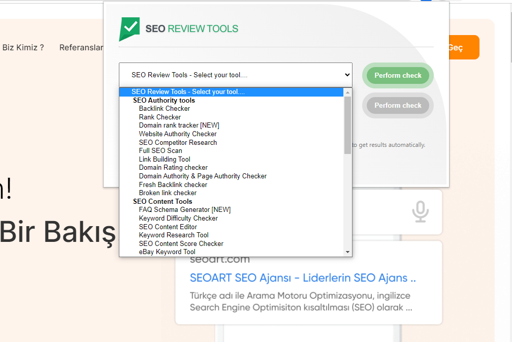 SEO Review Tools for Chrome